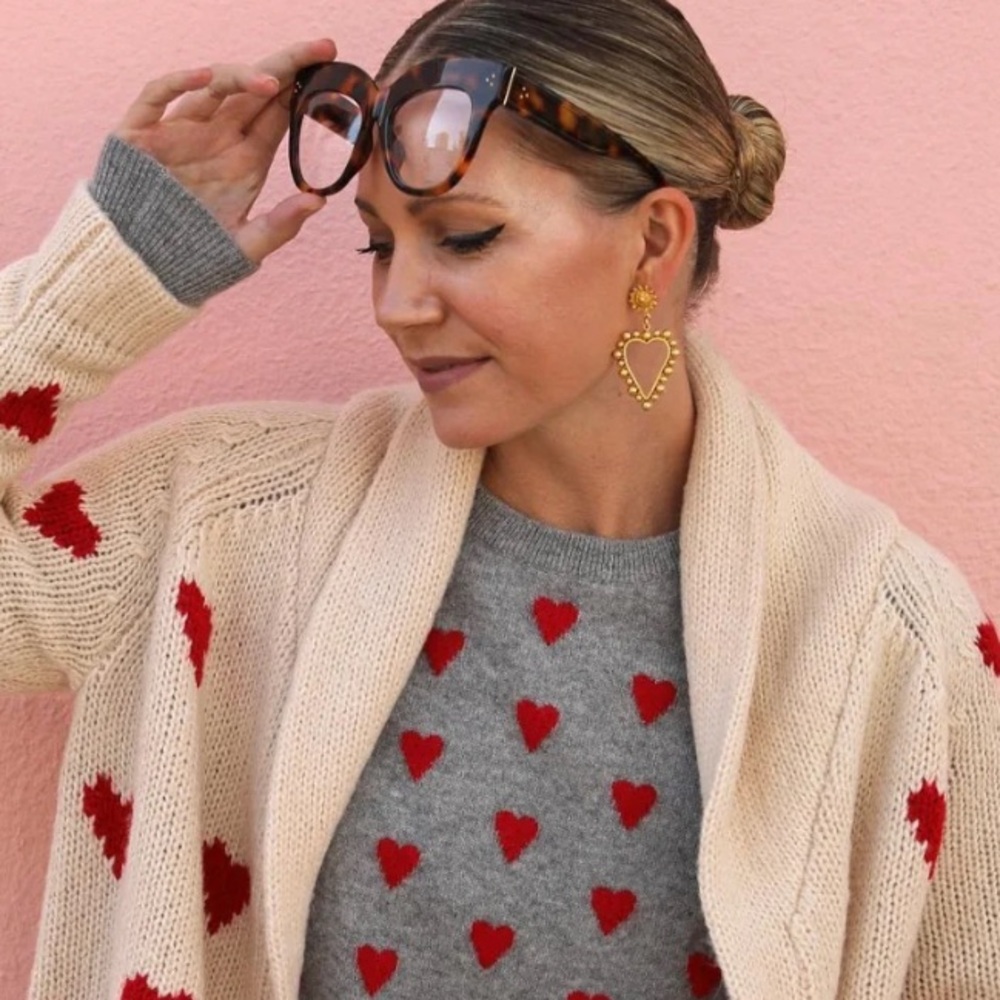 Brinker + Eliza ✨ Heart of Gold Earrings - Picture 8 of 8
